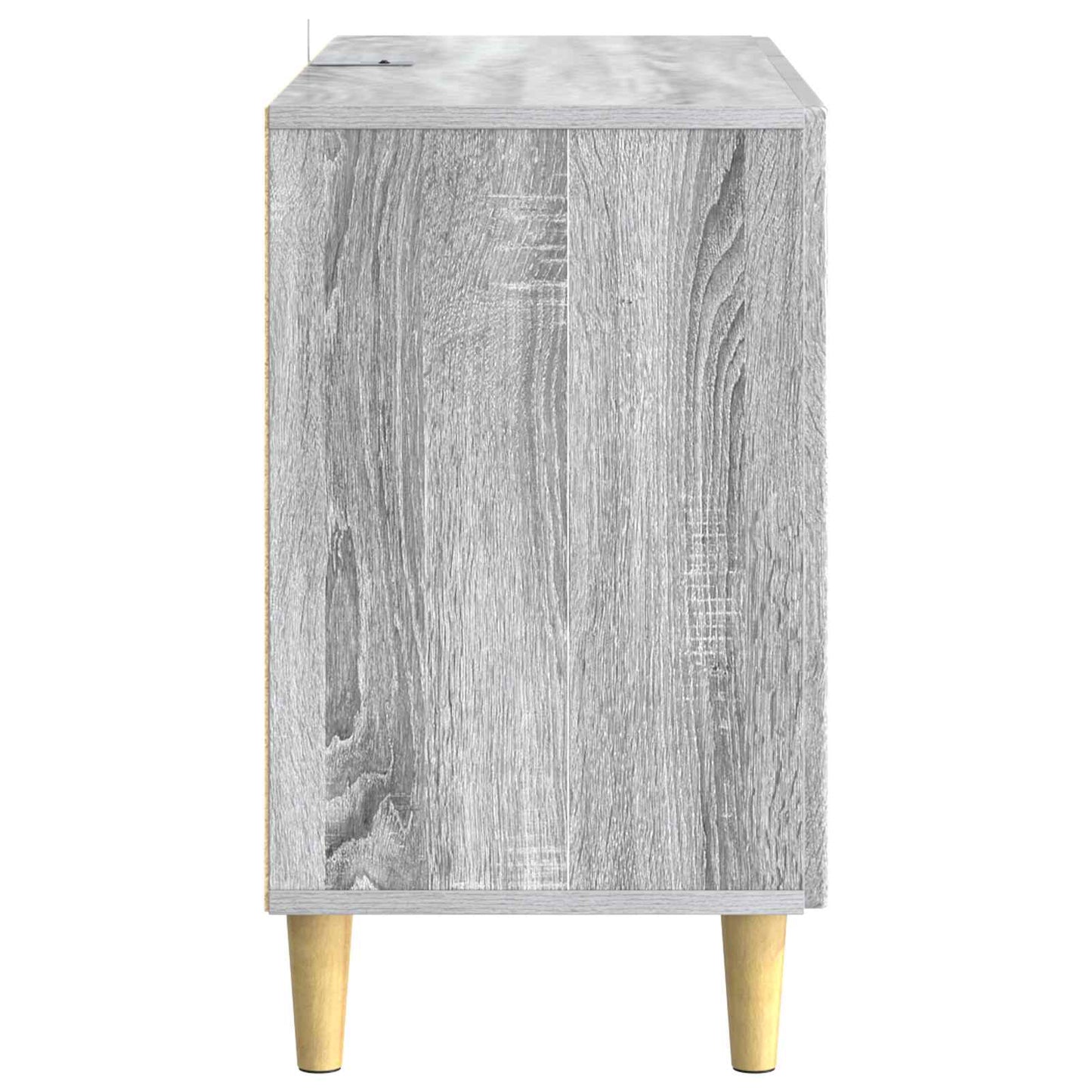 vidaXL Sideboard Grey Sonoma 89 x 34.5 x 60 cm Engineered Wood