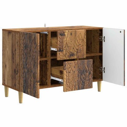 vidaXL Sideboard Old Wood 89 x 34.5 x 60 cm Engineered Wood