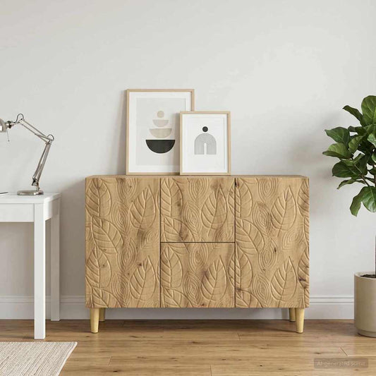 vidaXL Sideboard Artisan Oak 89 x 34.5 x 60 cm Engineered Wood