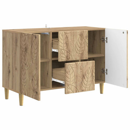 vidaXL Sideboard Artisan Oak 89 x 34.5 x 60 cm Engineered Wood