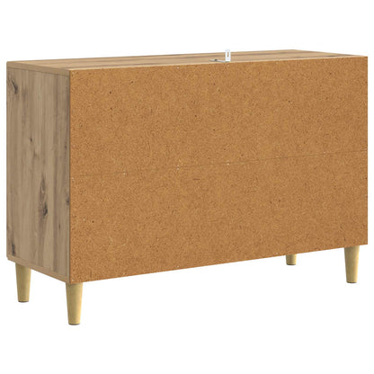 vidaXL Sideboard Artisan Oak 89 x 34.5 x 60 cm Engineered Wood
