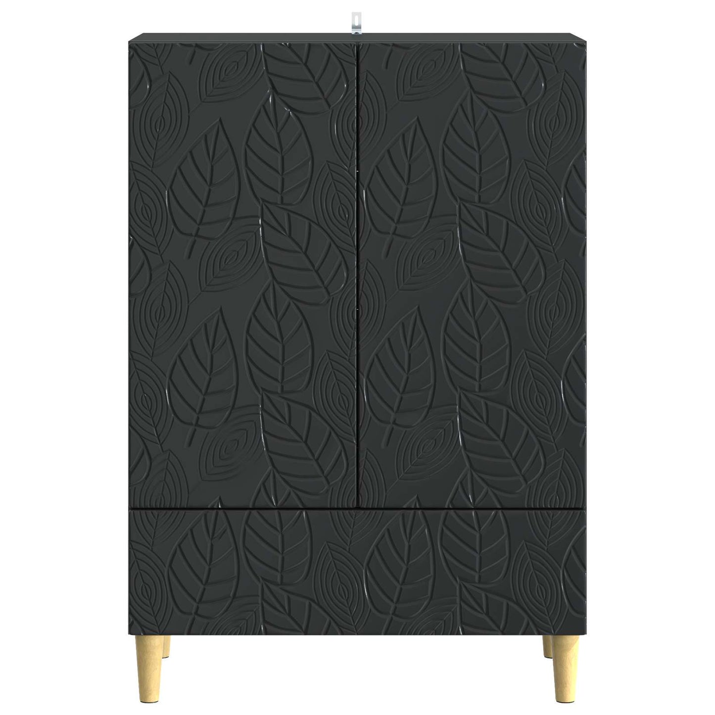 vidaXL Sideboard Black 66 x 34.5 x 95 cm Engineered Wood