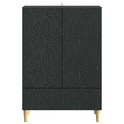 vidaXL Sideboard Black 66 x 34.5 x 95 cm Engineered Wood