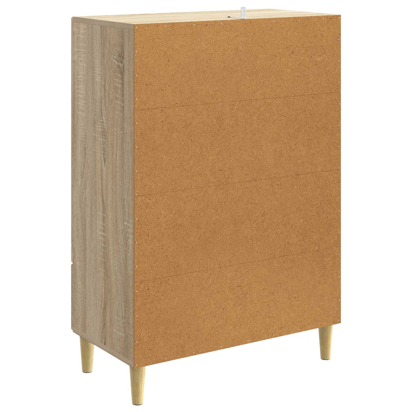 vidaXL Sideboard Sonoma Oak 66 x 34.5 x 95 cm Engineered Wood
