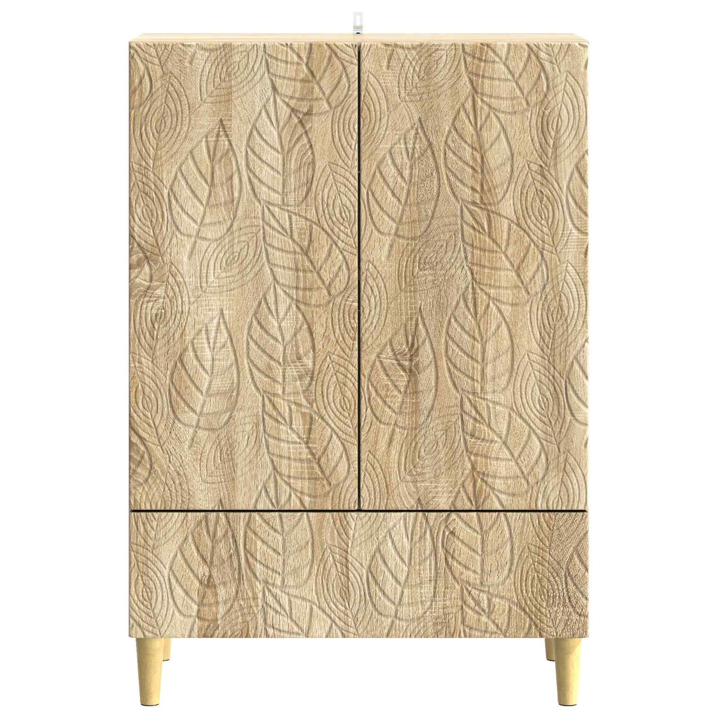 vidaXL Sideboard Sonoma Oak 66 x 34.5 x 95 cm Engineered Wood