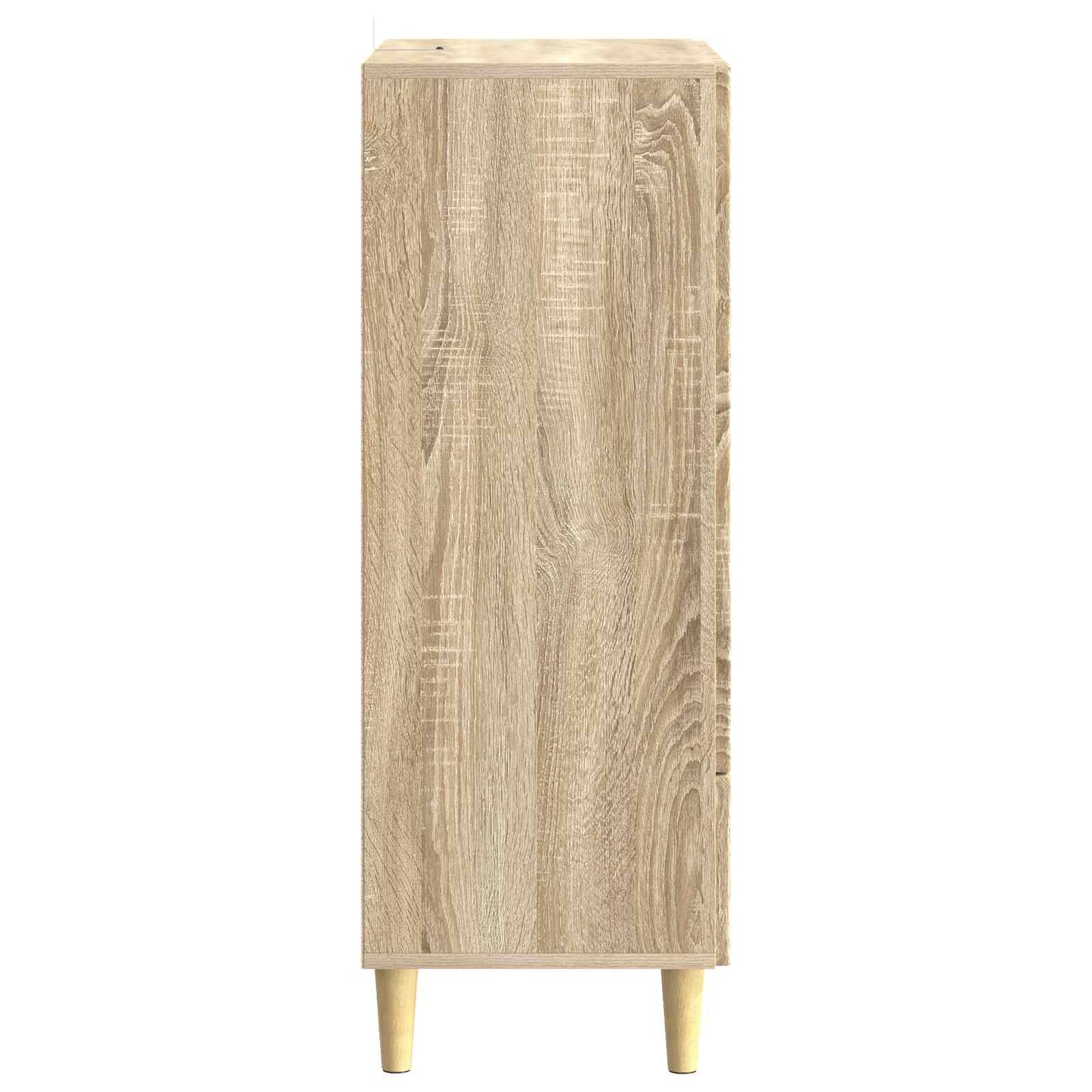 vidaXL Sideboard Sonoma Oak 66 x 34.5 x 95 cm Engineered Wood