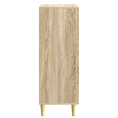 vidaXL Sideboard Sonoma Oak 66 x 34.5 x 95 cm Engineered Wood