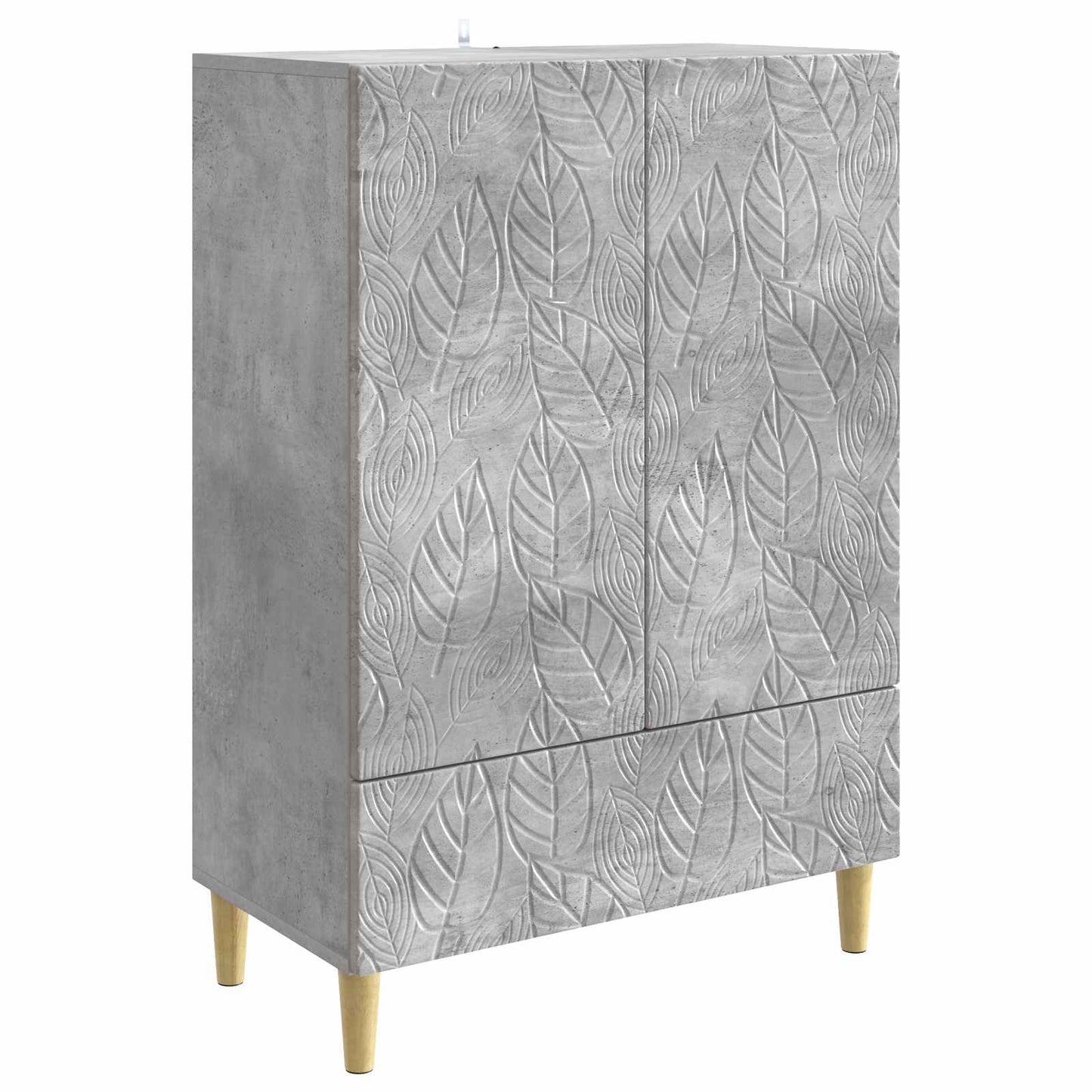 vidaXL Sideboard Concrete Grey 66 x 34.5 x 95 cm Engineered Wood