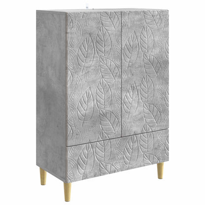 vidaXL Sideboard Concrete Grey 66 x 34.5 x 95 cm Engineered Wood