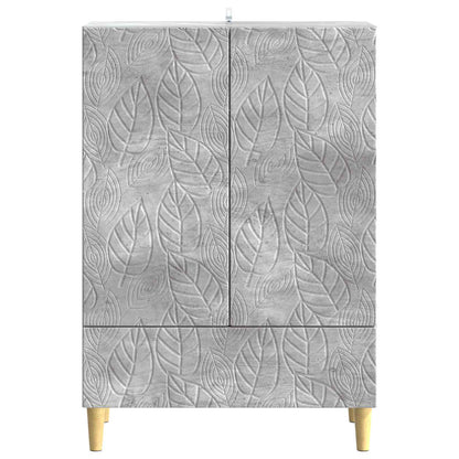 vidaXL Sideboard Concrete Grey 66 x 34.5 x 95 cm Engineered Wood