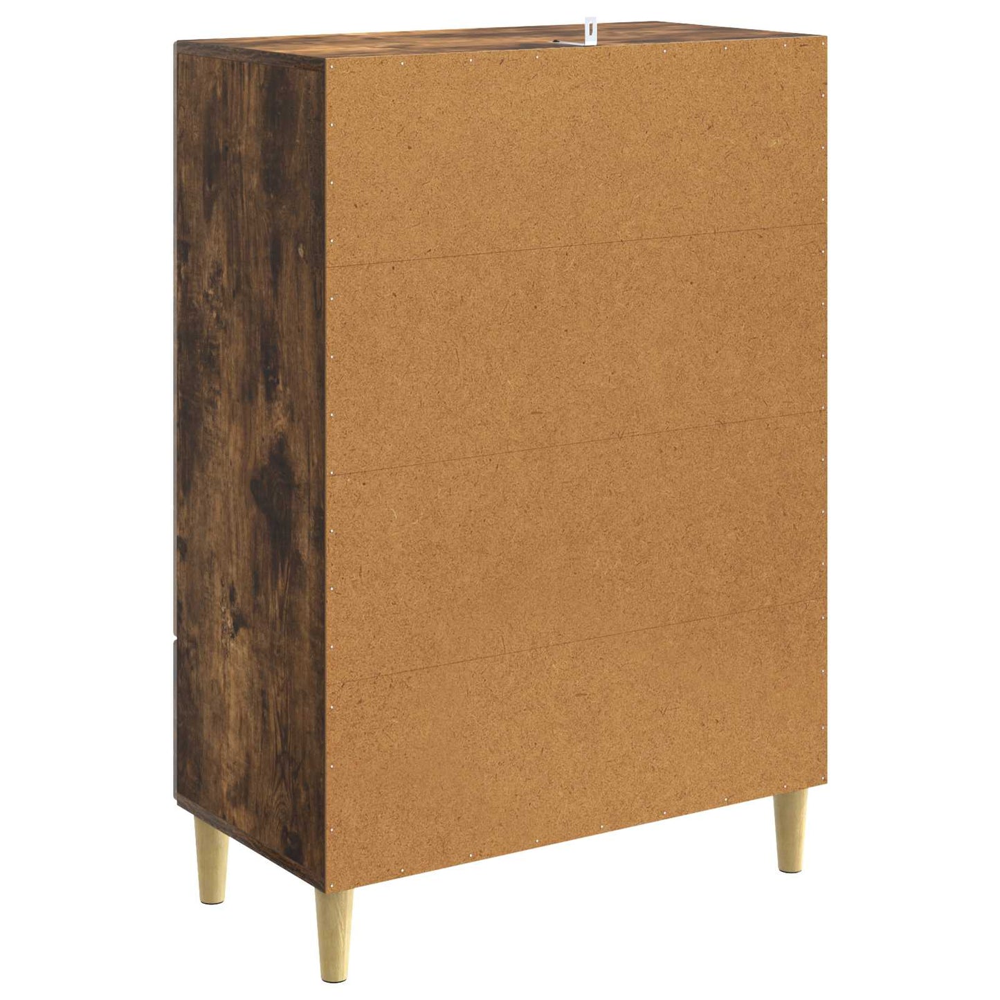 vidaXL Sideboard Smoked Oak 66 x 34.5 x 95 cm Engineered Wood