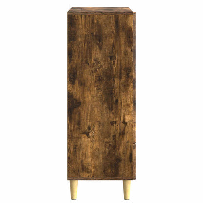 vidaXL Sideboard Smoked Oak 66 x 34.5 x 95 cm Engineered Wood
