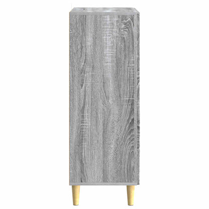 vidaXL Sideboard Grey Sonoma 66 x 34.5 x 95 cm Engineered Wood