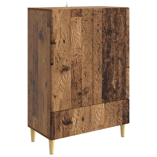 vidaXL Sideboard Old Wood 66 x 34.5 x 95 cm Engineered Wood