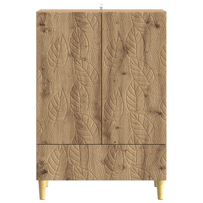 vidaXL Sideboard Artisan Oak 66 x 34.5 x 95 cm Engineered Wood