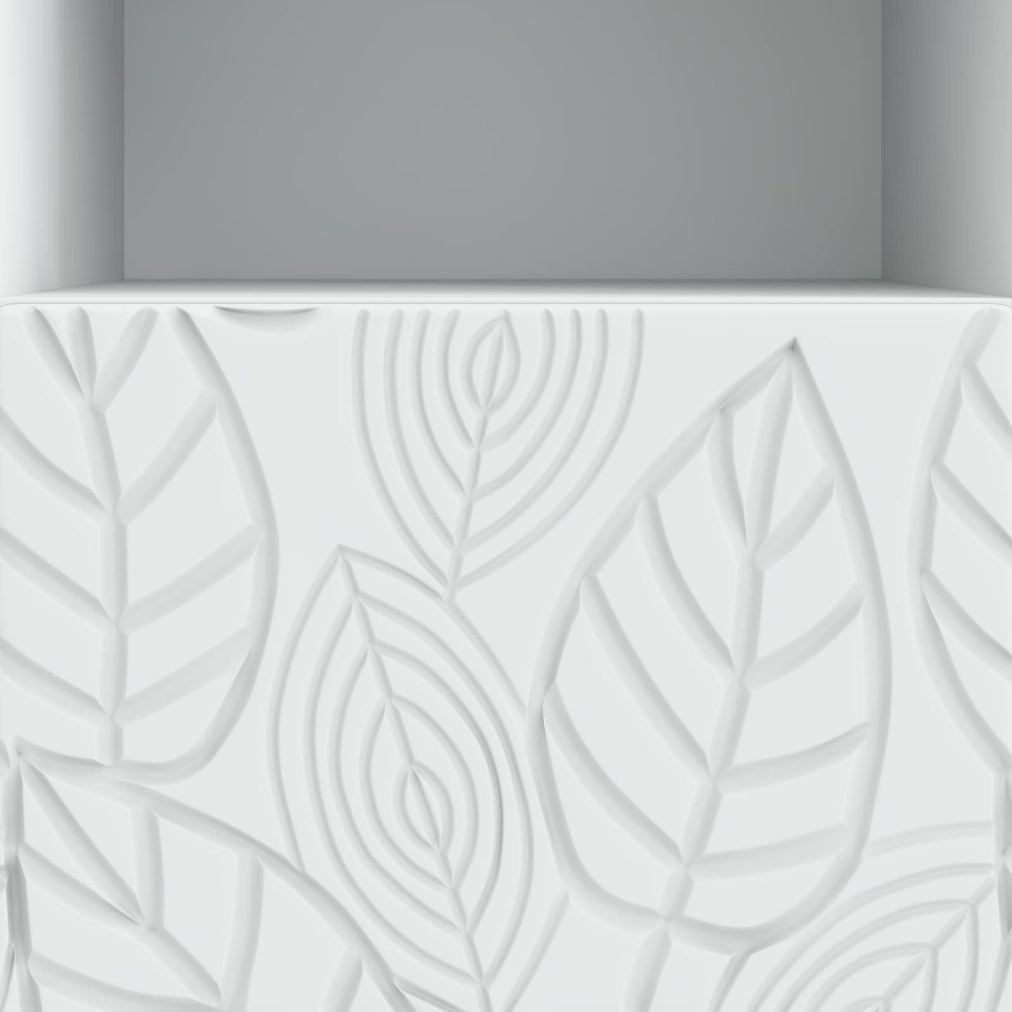vidaXL TV Cabinet 102 x 34.5 x 50 cm White Engineered Wood