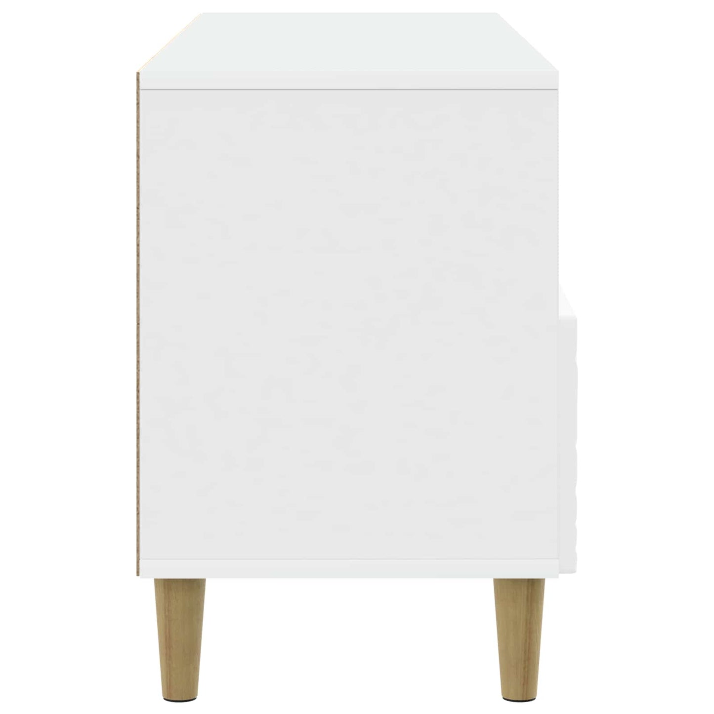 vidaXL TV Cabinet 102 x 34.5 x 50 cm White Engineered Wood