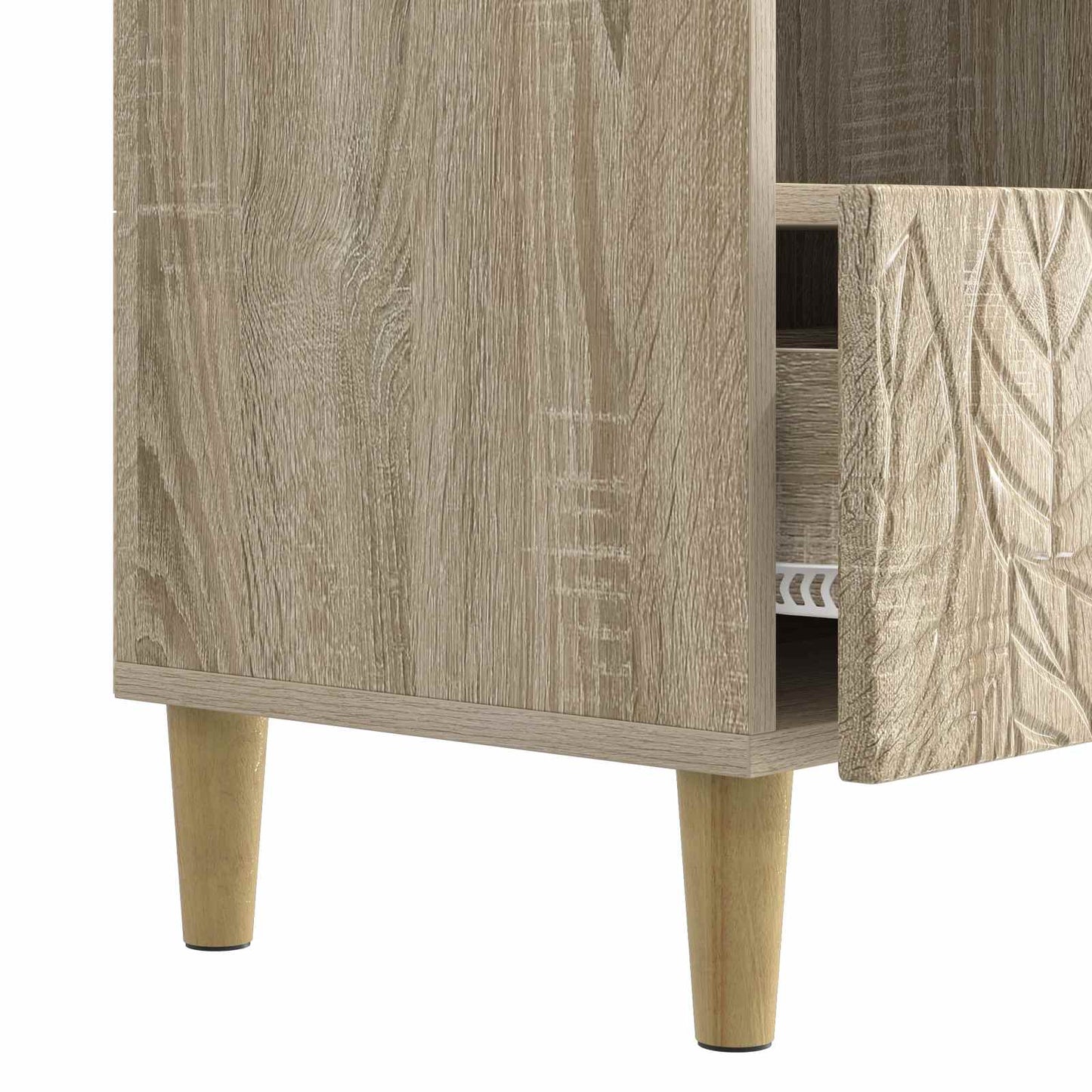 vidaXL TV Cabinet 102 x 34.5 x 50 cm Sonoma Oak Engineered Wood