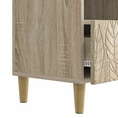vidaXL TV Cabinet 102 x 34.5 x 50 cm Sonoma Oak Engineered Wood