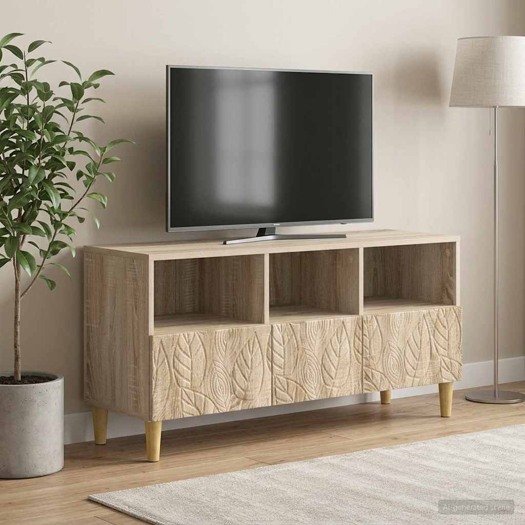 vidaXL TV Cabinet 102 x 34.5 x 50 cm Sonoma Oak Engineered Wood