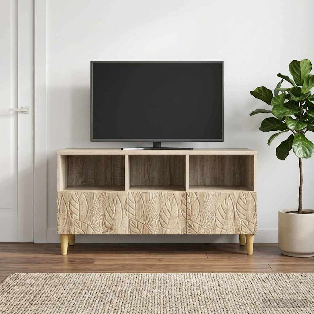 vidaXL TV Cabinet 102 x 34.5 x 50 cm Sonoma Oak Engineered Wood