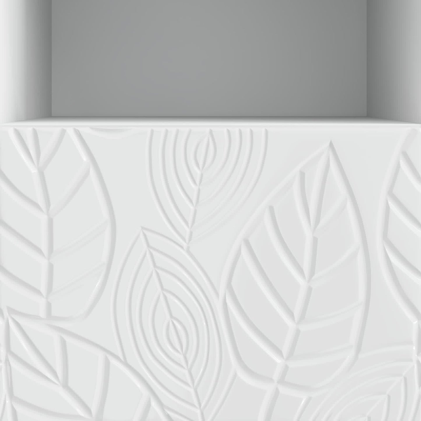 vidaXL TV Cabinet 102 x 34.5 x 50 cm High Gloss White Engineered Wood