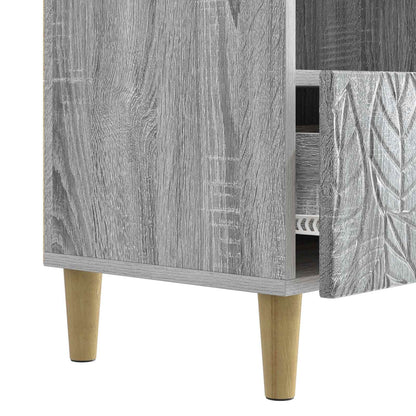 vidaXL TV Cabinet 102 x 34.5 x 50 cm Grey Sonoma Engineered Wood
