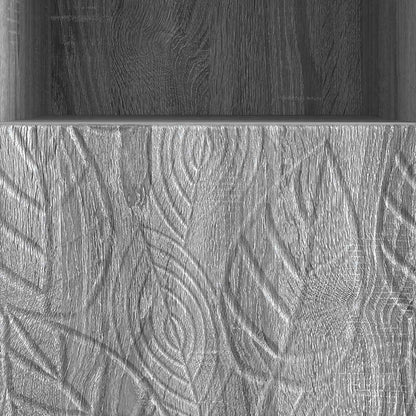 vidaXL TV Cabinet 102 x 34.5 x 50 cm Grey Sonoma Engineered Wood
