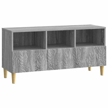 vidaXL TV Cabinet 102 x 34.5 x 50 cm Grey Sonoma Engineered Wood