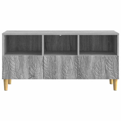 vidaXL TV Cabinet 102 x 34.5 x 50 cm Grey Sonoma Engineered Wood