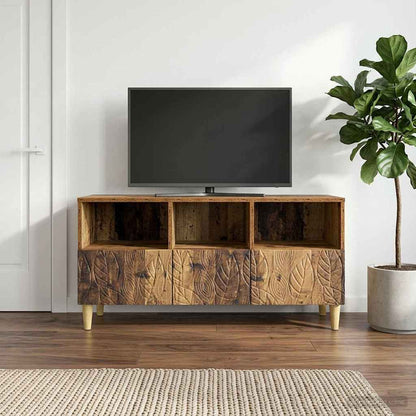 vidaXL TV Cabinet 102 x 34.5 x 50 cm Old Wood Engineered Wood