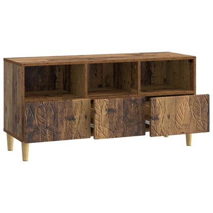 vidaXL TV Cabinet 102 x 34.5 x 50 cm Old Wood Engineered Wood