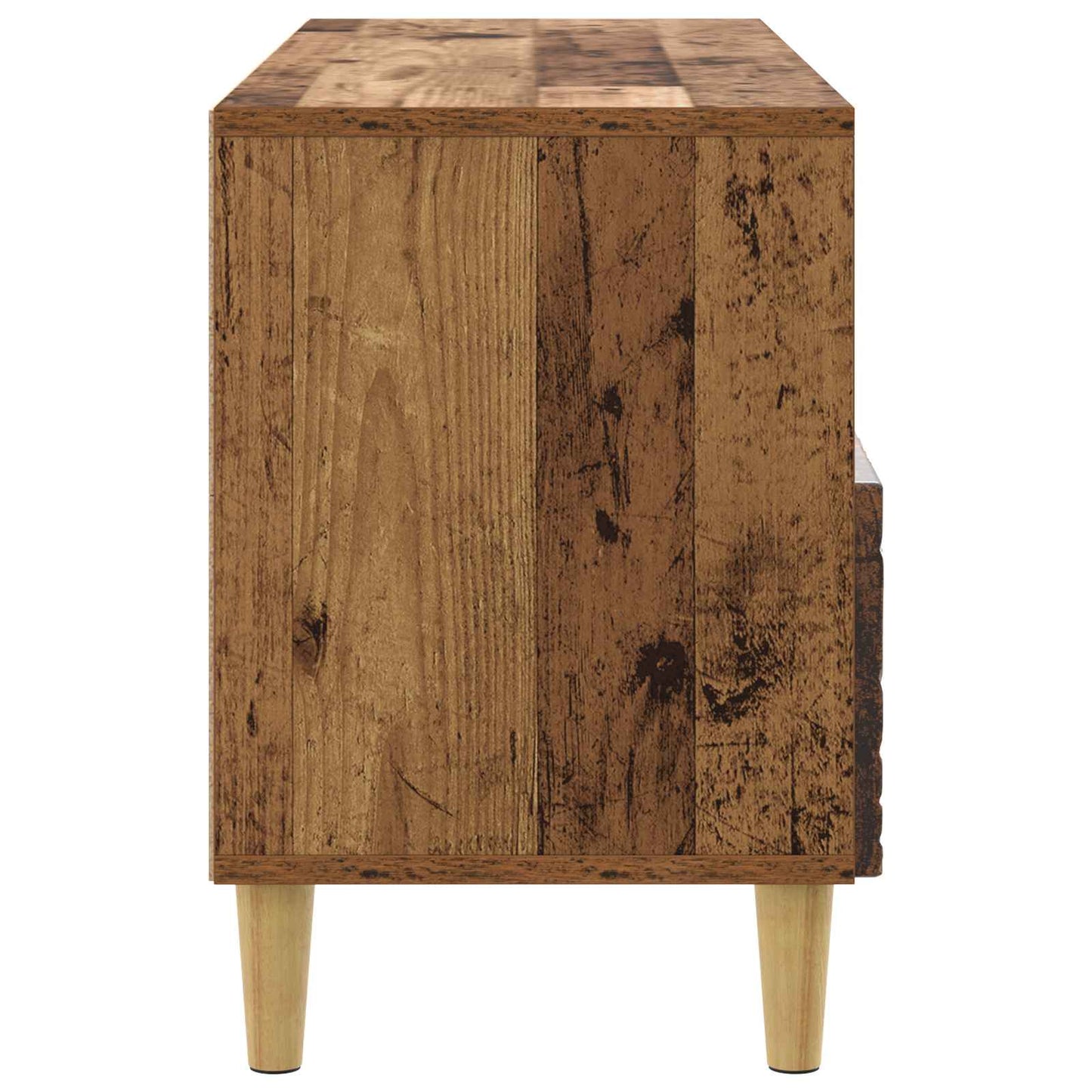vidaXL TV Cabinet 102 x 34.5 x 50 cm Old Wood Engineered Wood