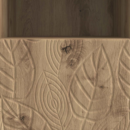 vidaXL TV Cabinet 102 x 34.5 x 50 cm Artisan Oak Engineered Wood