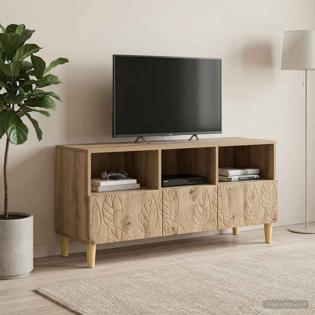 vidaXL TV Cabinet 102 x 34.5 x 50 cm Artisan Oak Engineered Wood