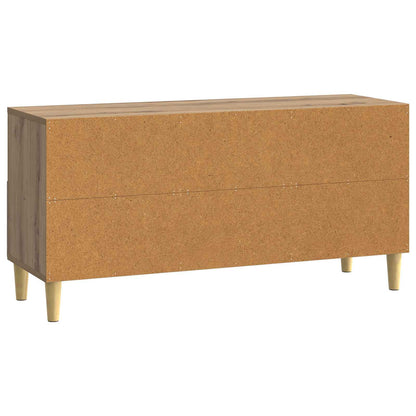 vidaXL TV Cabinet 102 x 34.5 x 50 cm Artisan Oak Engineered Wood