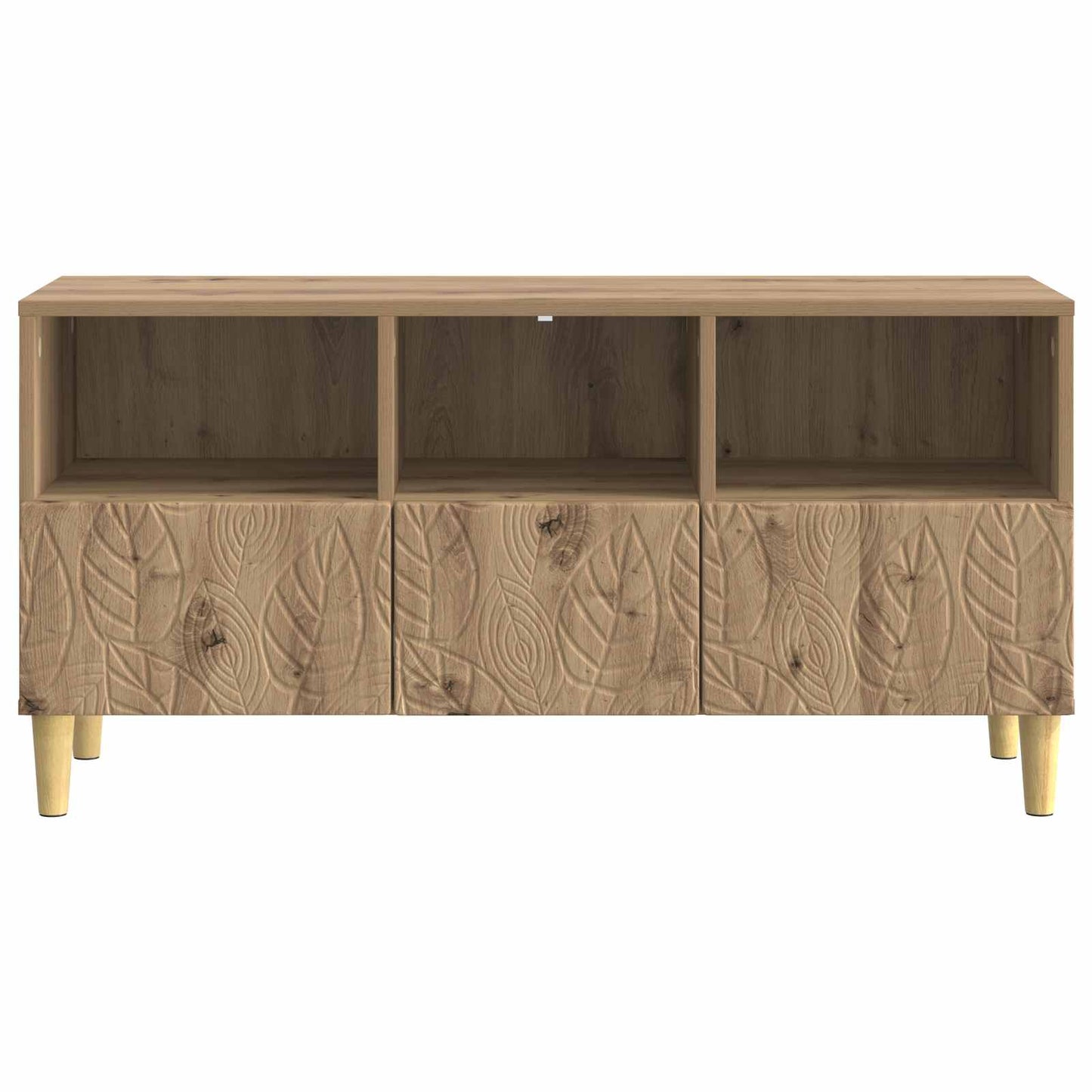 vidaXL TV Cabinet 102 x 34.5 x 50 cm Artisan Oak Engineered Wood