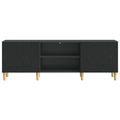 vidaXL TV Cabinet 150 x 31 x 50 cm Black Engineered Wood