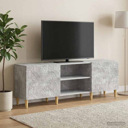 vidaXL TV Cabinet 150 x 31 x 50 cm Concrete Grey Engineered Wood