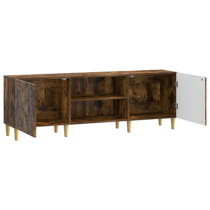 vidaXL TV Cabinet 150 x 31 x 50 cm Smoked Oak Engineered Wood