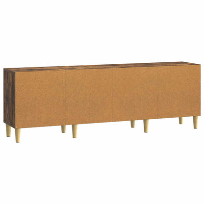 vidaXL TV Cabinet 150 x 31 x 50 cm Smoked Oak Engineered Wood