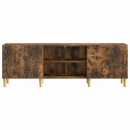 vidaXL TV Cabinet 150 x 31 x 50 cm Smoked Oak Engineered Wood