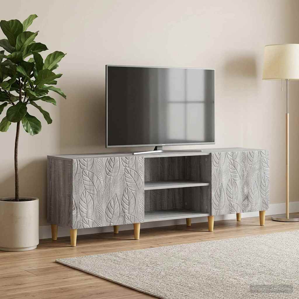 vidaXL TV Cabinet 150 x 31 x 50 cm Grey Sonoma Engineered Wood