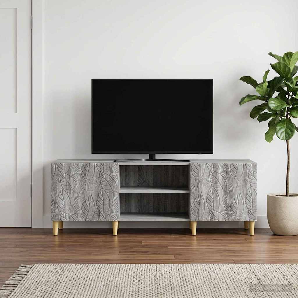 vidaXL TV Cabinet 150 x 31 x 50 cm Grey Sonoma Engineered Wood