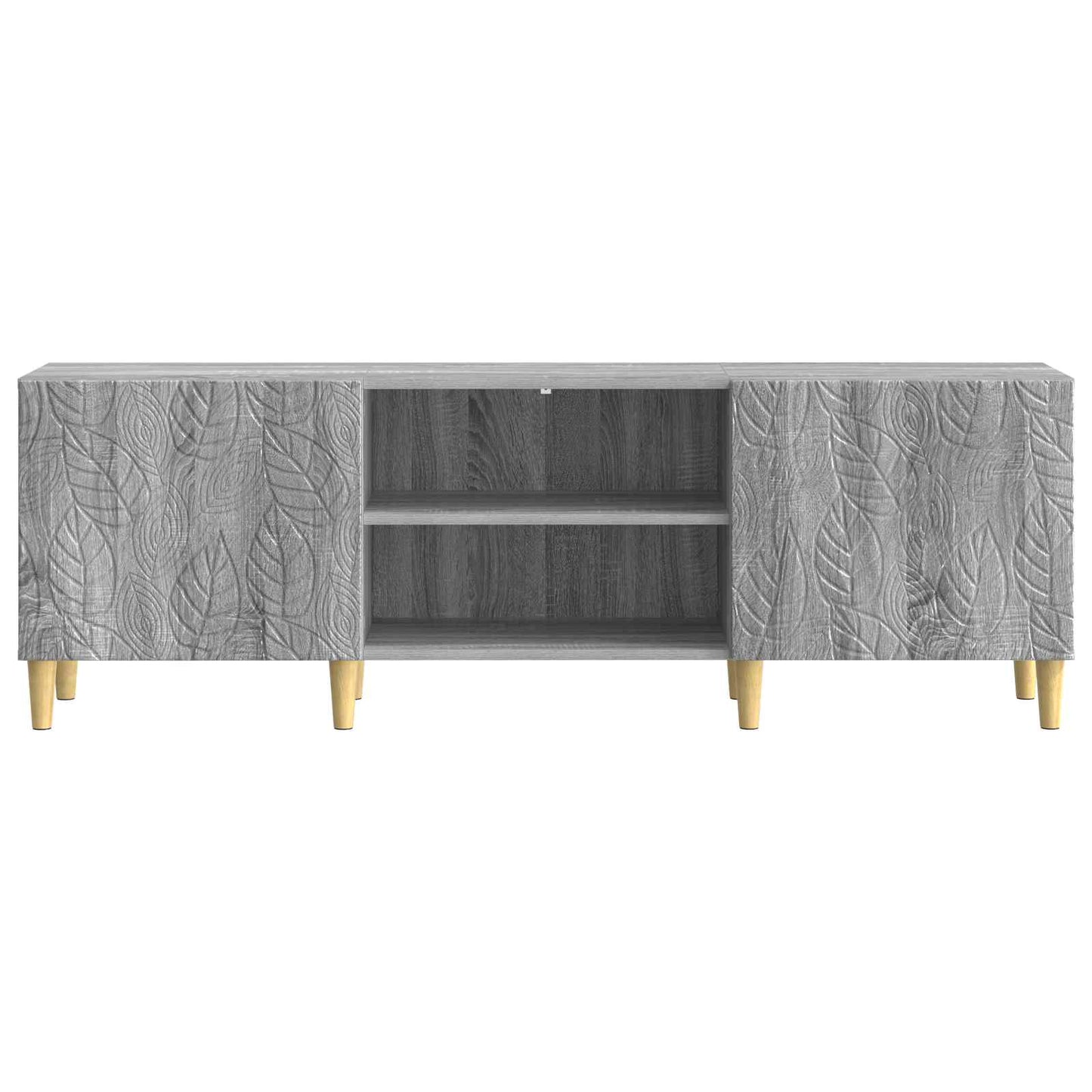 vidaXL TV Cabinet 150 x 31 x 50 cm Grey Sonoma Engineered Wood