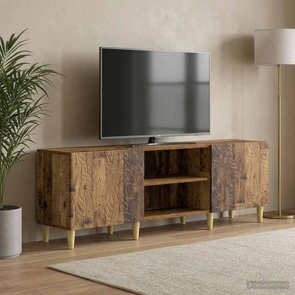 vidaXL TV Cabinet 150 x 31 x 50 cm Old Wood Engineered Wood