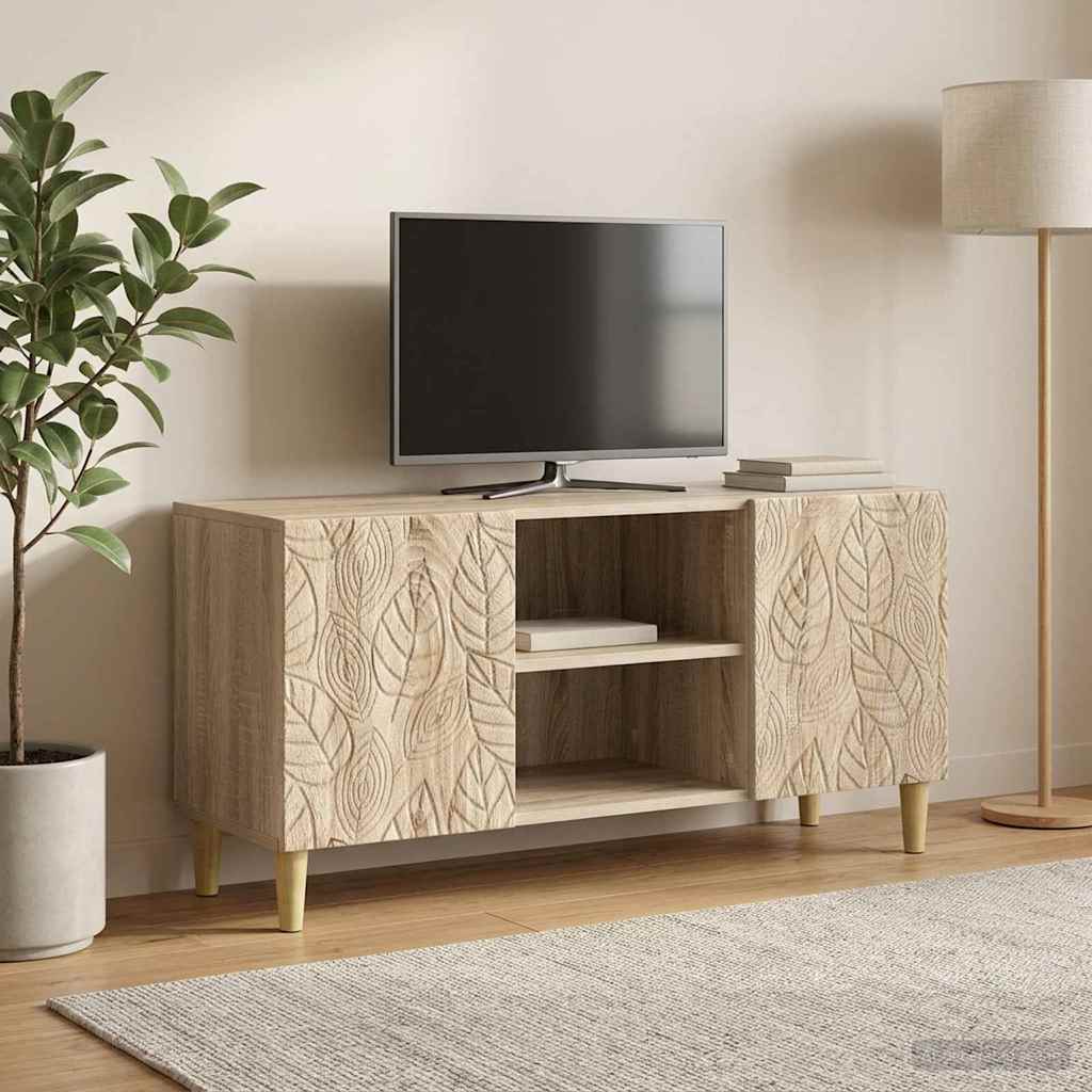 vidaXL TV Cabinet 102 x 34.5 x 50 cm Sonoma Oak Engineered Wood