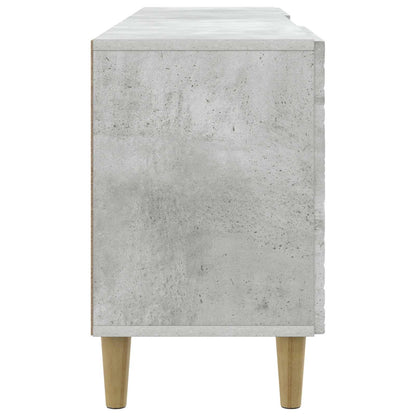 vidaXL TV Cabinet 102 x 34.5 x 50 cm Concrete Grey Engineered Wood