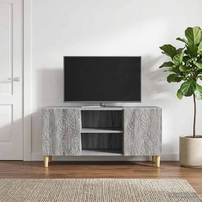 vidaXL TV Cabinet 102 x 34.5 x 50 cm Grey Sonoma Engineered Wood