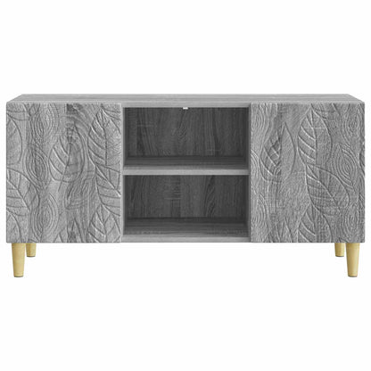 vidaXL TV Cabinet 102 x 34.5 x 50 cm Grey Sonoma Engineered Wood